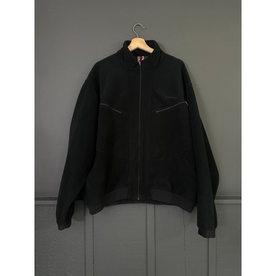 Simms Fleece Jacket Black Full Zip Gore Windstopper Fishing Outdoors Mens XXL