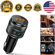 Bluetooth 5.4 FM Transmitter for Car, MP3 Music Player Wireless Radio Adapter...