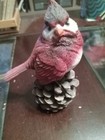 Cardinal on pine cone figurine #56 of the series 5 in. — photo 2