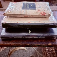 Ralph Lauren "JOSIE" FULL 4 PC SHEET SET NOS NWT 💯% COTTON! USA 🇺🇸Made!