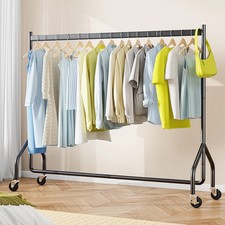 HOKEEPER Heavy Duty Clothes Rack, Commercial Industrial Grade Garment Rack