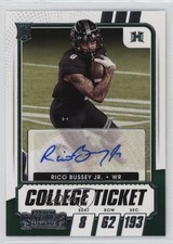 2021 Panini Contenders Draft Picks College Ticket Rico Bussey Jr #176 Auto 11ur