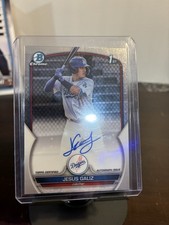 Bowman 2022 Chrome Prospect Autograph Jesus Galiz CPA-JGZ Dodgers Baseball