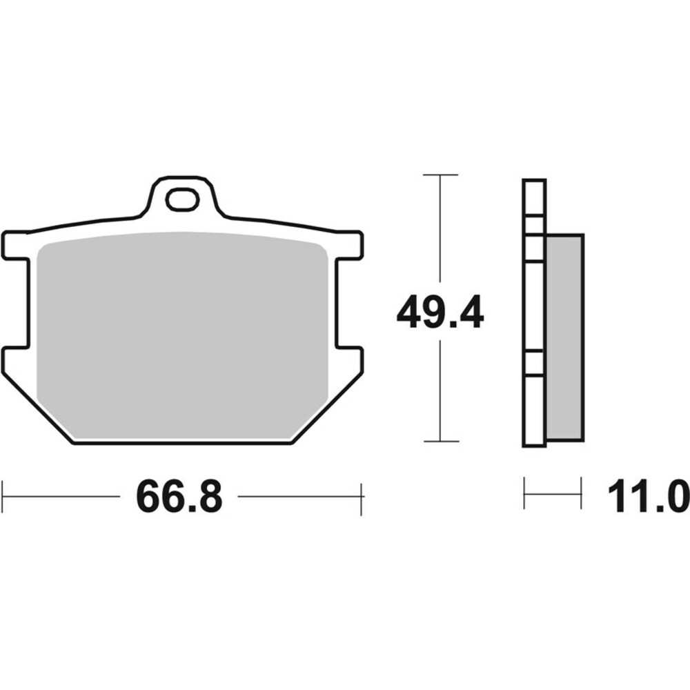 Brembo Organic Brake Pads 07YA0309 For Motorcycle Parts Accessories