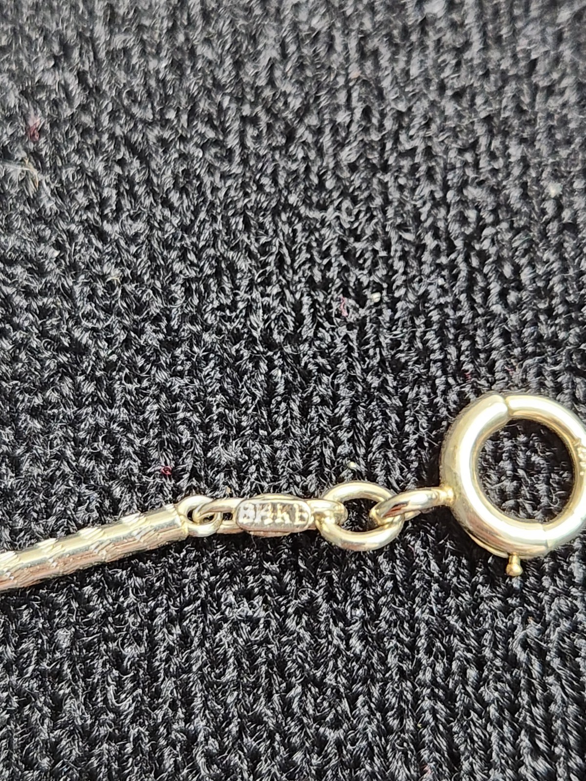 14K SOLID WHITE GOLD WATCH CHAIN BINDER BROTHERS … - image 3