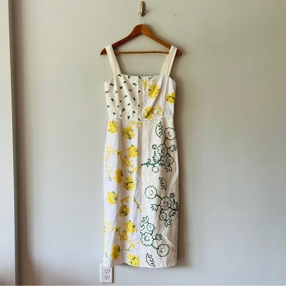 Abito TORY BURCH impreziosito in lino taglia 6