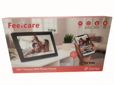 Feelcare 10.1" Smart WiFi Digital Picture Frame 16GB Photo Video Share NIB Black