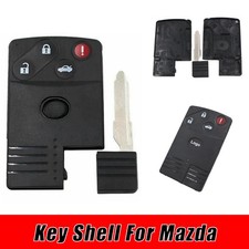 For Mazda 5 6 CX-7 CX-9 RX8 Miata 4 Button Car Replace Remote Card Key Fob Shell