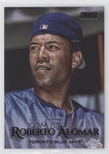2019 Topps Stadium Club Black Foil Roberto Alomar #258 HOF 03rx