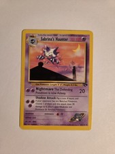 Sabrina's Haunter #55 Prices | Pokemon Gym Challenge | Pokemon Cards