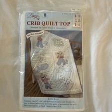 Jack Dempsey 4060 16 Stamped White Quilt Crib Top 40