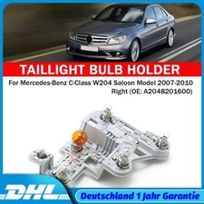 Rechts Rückleuchte Fassung Lampenträger Für Mercedes Benz W204 C Klasse