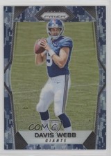 2017 Panini Prizm Rookies Camo Prizm 17/25 Davis Webb #263 nd3