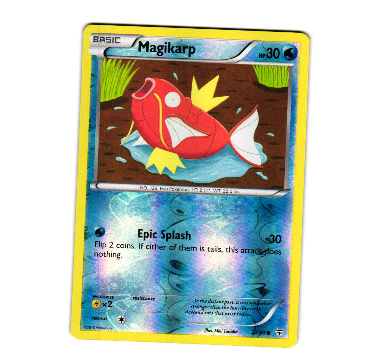Pokemon Magikarp 22/83 Generations Reverse Holofoil NM
