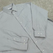 Jos A Bank Dress Shirt Mens 18.5 34/35 Tailored Fit Button Up