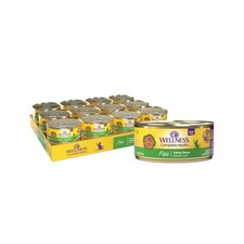 Wellness Complete Health Pate Adult Canned Wet Cat Food, Natural, Protein Ric...