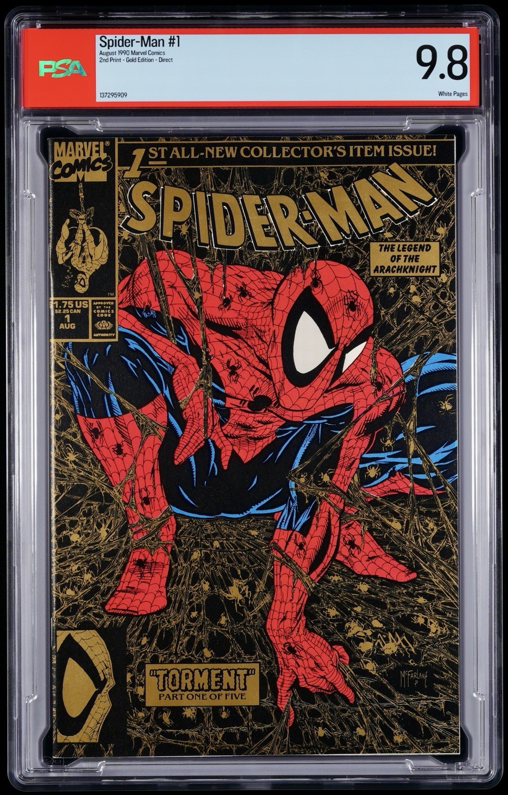 Spider-Man #1 (2nd Printing Gold Edition) Value - GoCollect