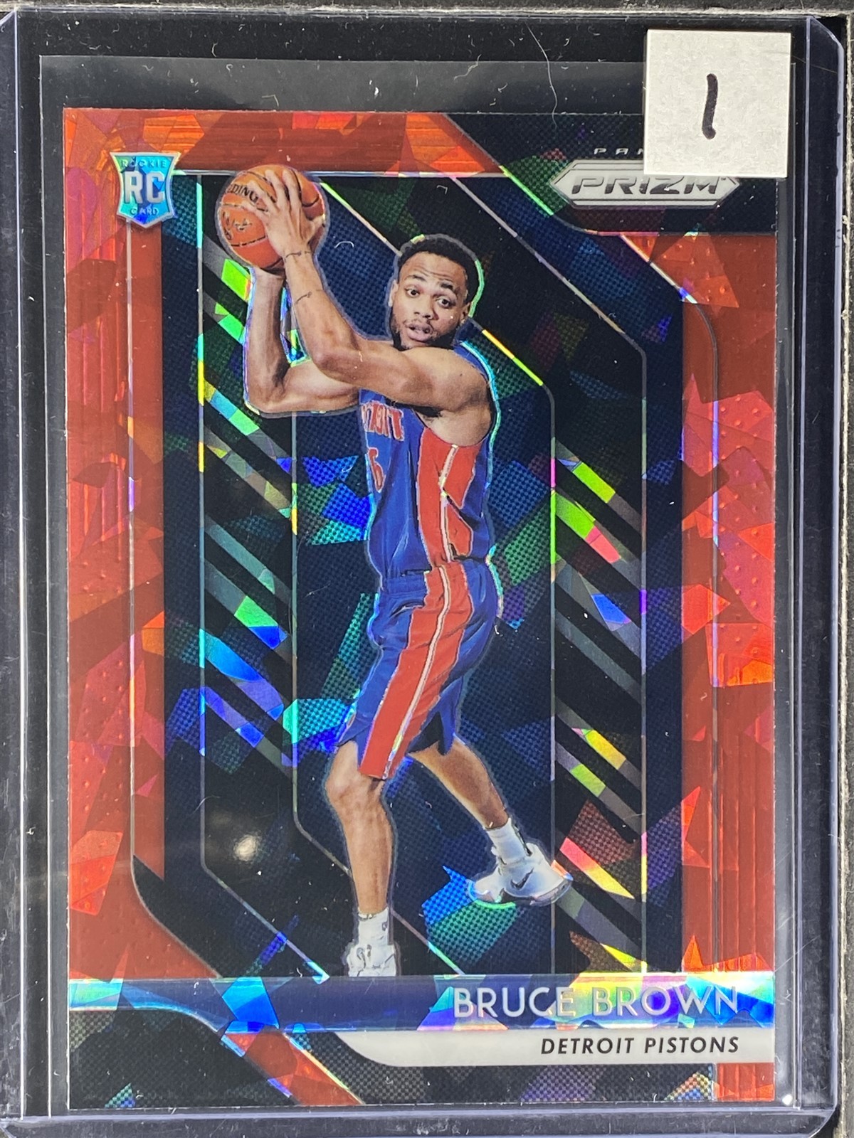 Brown, Bruce - 2018-19 Prizm - Rookie - Red Ice - INV1
