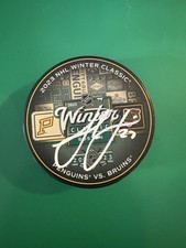 Hampus Lindholm Boston Bruins Puck With JSA Cert!