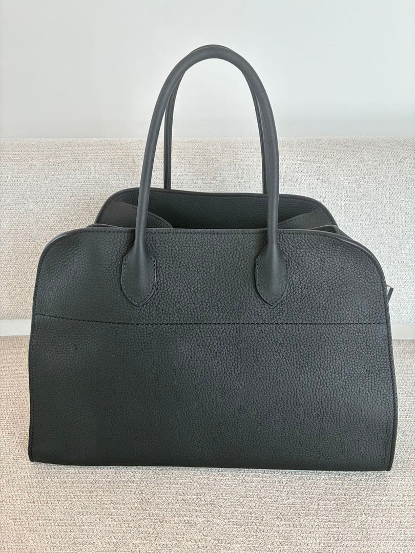 THE ROW /MARGAUX 15 Handbag Leather Black