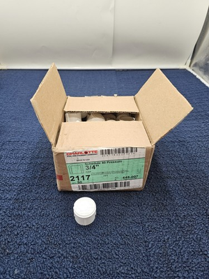 #ad QTY 50 Charlotte 448 007 2117 Pipe Schedule 40 Pressure 3 4quot; Cap $29.57