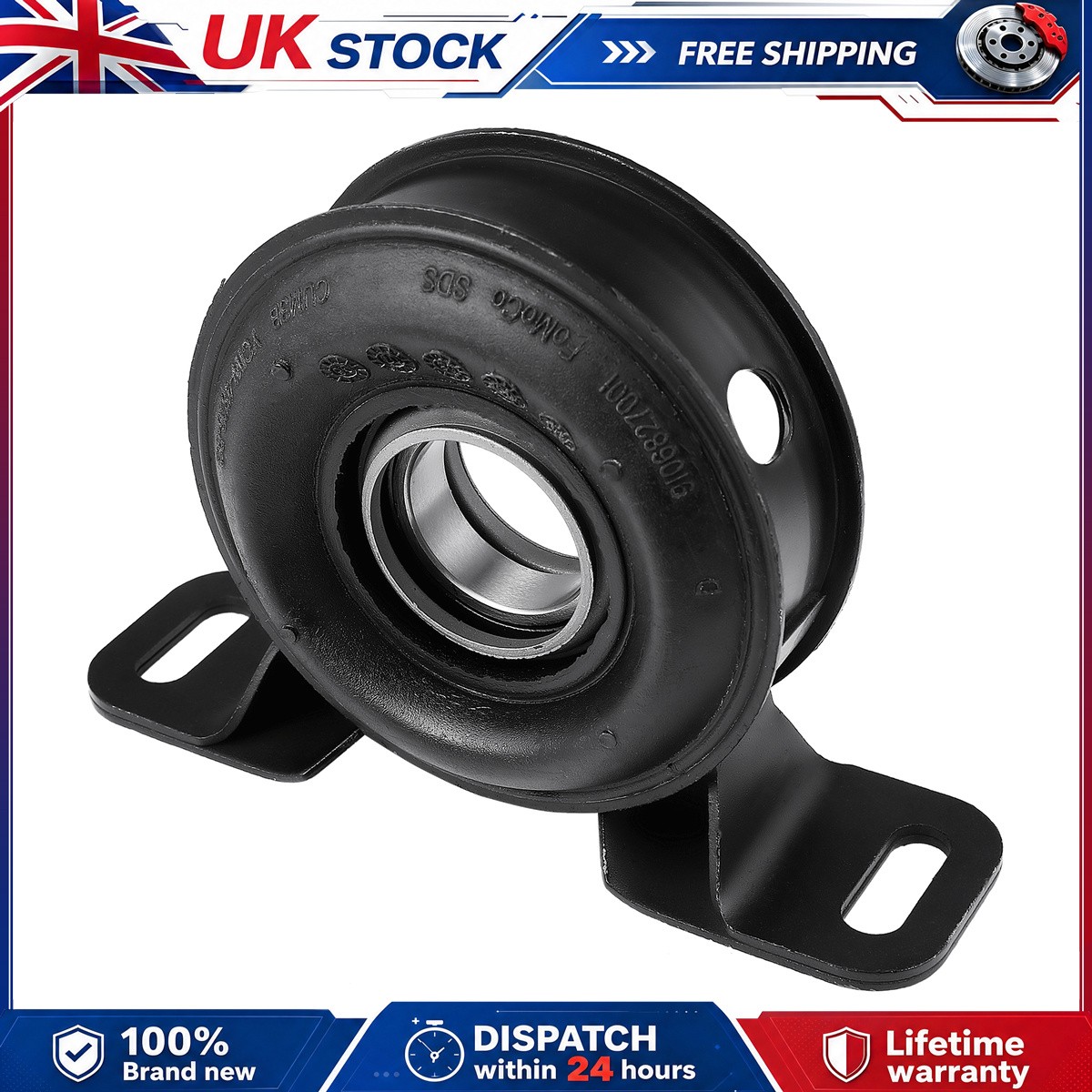 2x FORD TRANSIT MK7 PROPSHAFT CENTER BEARING MK7 6 SPEED 35MM PROP 2.4 RWD UK