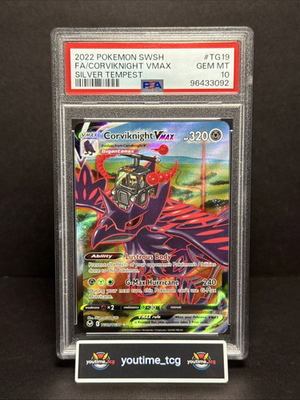 2022 Pokemon Sword & Shield Silver Tempest Fa Corviknight Vmax