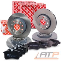 Febi Bilstein Bremsscheiben +BremsbeläGe Vorne+Hinten U.A. FüR Fiat, Jeep
