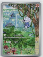 Stellar Crown Meditite 153/142 Illustration Rare Pokemon NM on eBay