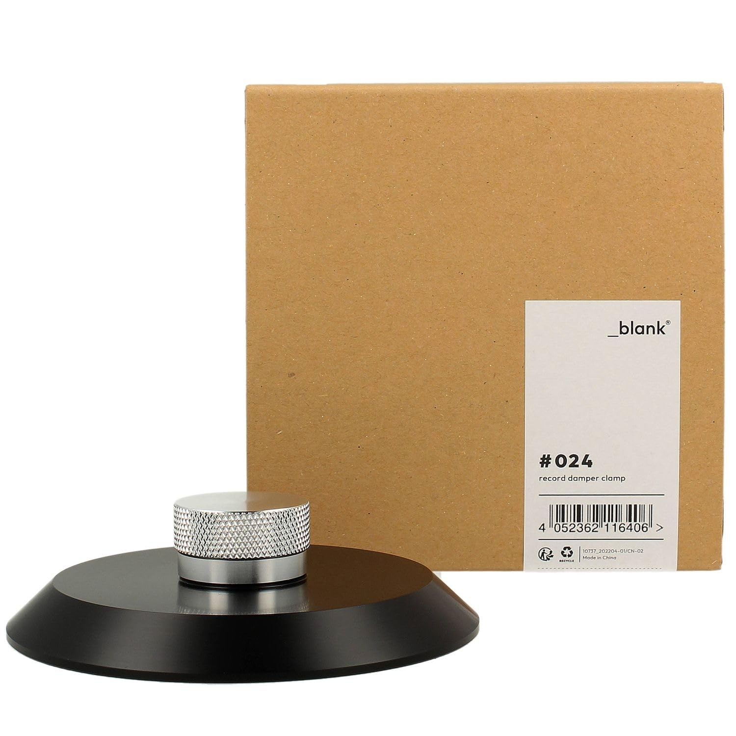 Pince stabilisatrice tourne-disque noire 280g pour platine vinyle hi-fi