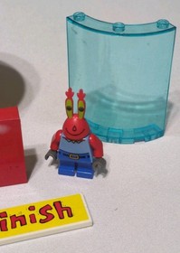 Lego 4982 SpongeBob SquarePants Mrs Puff's Boating School Parts & Mini Figures 