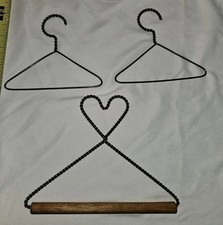 Lot Of Tiny Vintage Metal Hangers Doll Clothes Crafts