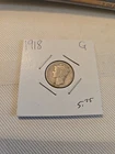 1918 Mercury Dime
