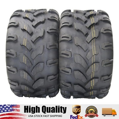 2 Pack All-Terrain Tires 18X7.00-8, 8 Rim 4PR ATV Tires, ATV/UTV Mud Trail Tires