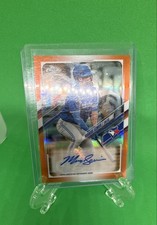 2021 Topps Chrome Update Series Autographs Marcus Semien Orange Refractor /25 