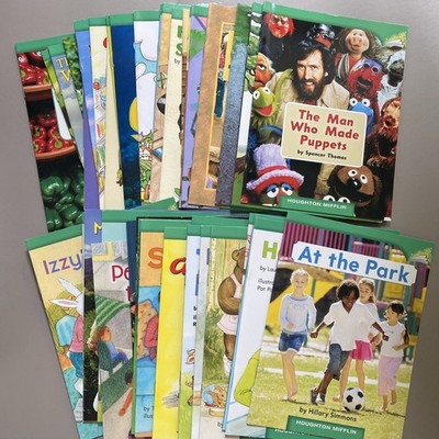 47 Houghton Mifflin Kindergarten Level A B C D E F G H I J K Reader Books Lot