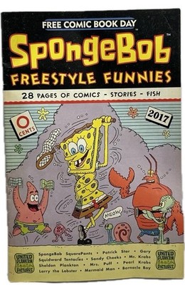 SpongeBob Freestyle Funnies Comic 2017 Free Comic Book Day Nickelodeon Kids