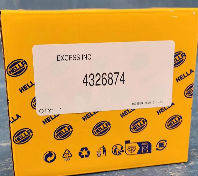 Sensor de escape Hella nitrógeno oxígeno NOx 4326874 Kenworth Cummins ISX Foto 3 de 3