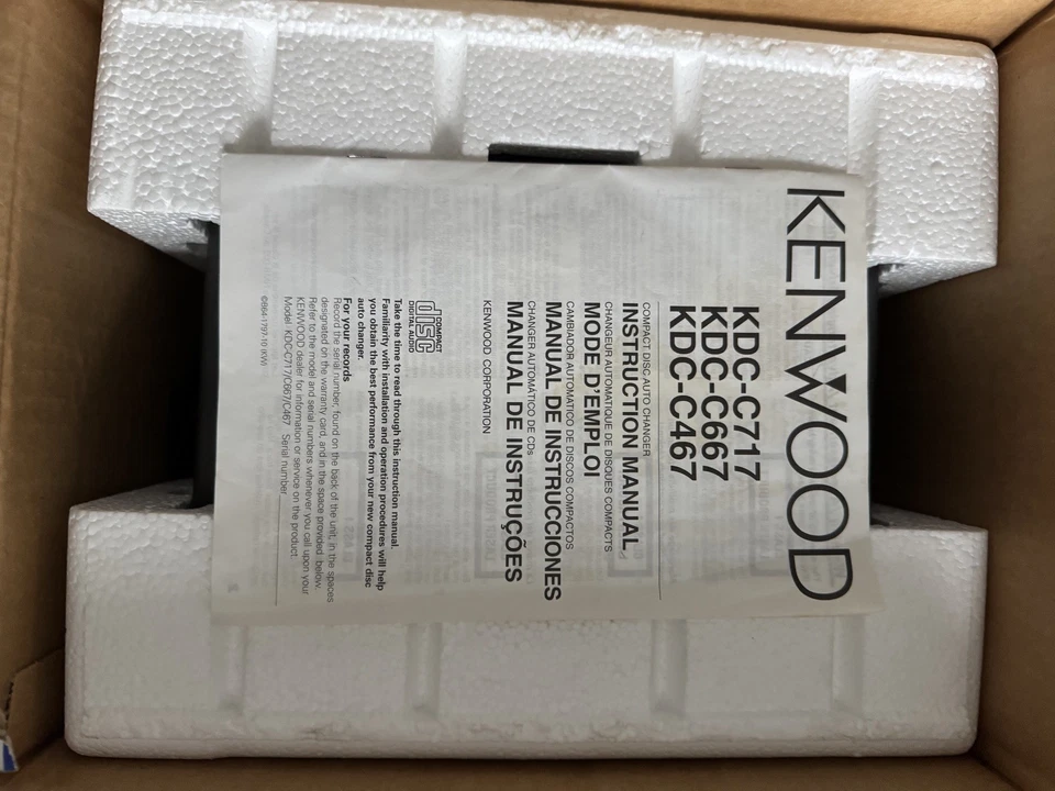 Kenwood KDC-C667 6-disc CD Changer - With Box and Paperwork - Image 3 of 4