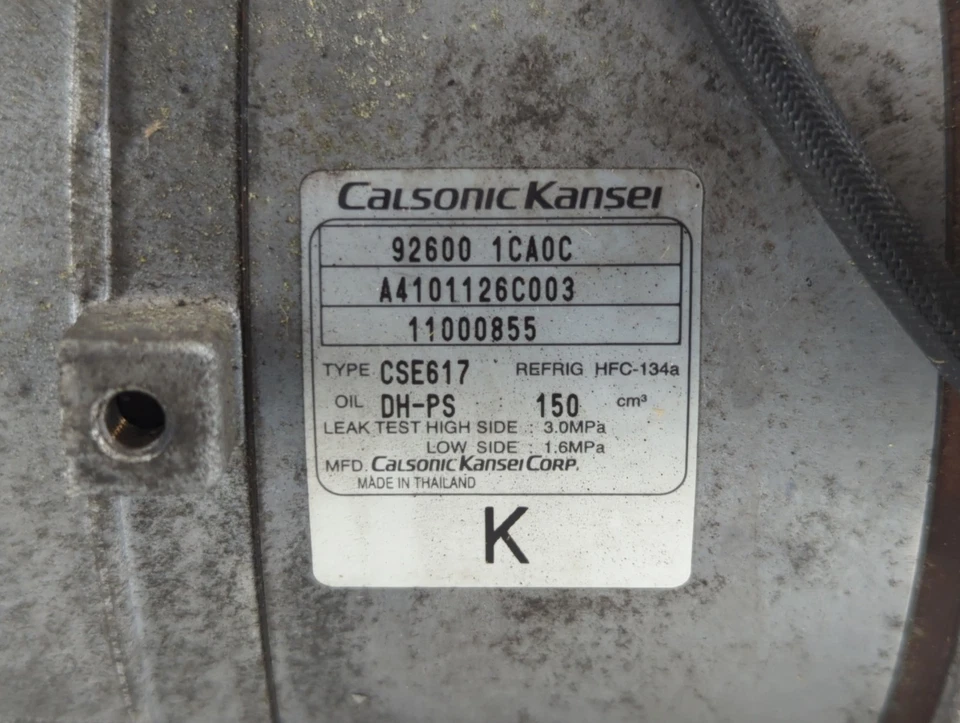 Compresor de aire acondicionado Infiniti M45 OEM F8J59 Foto 2 de 4