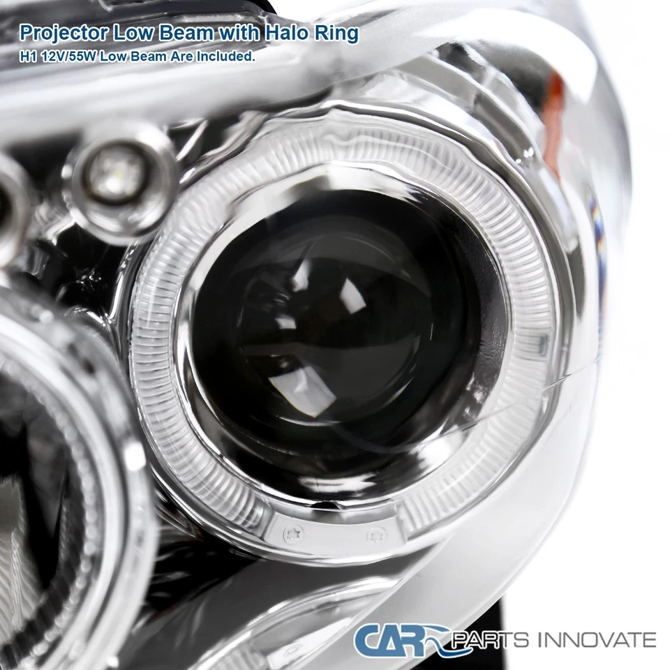 Clear Fits 2008-2010 Scion xB LED Halo Projector Headlights Lamps Left+Right - Imagem 3 de 4