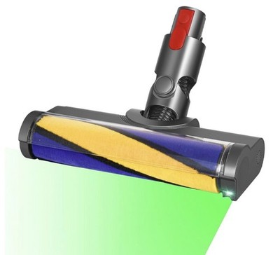 Soft Roller Cleaner Head for Dyson V15 V11 V10 V8 V7 Vacuum with Green LED Light