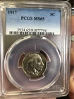 1917 Buffalo Nickel PCGS MS65 Nice Color