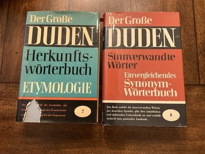 DUDEN - DAS HERKUNFTS-WORTERBUCH 7 & 8