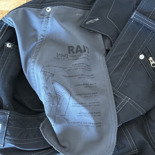 Kuhl Raid Pants Mens 36x32 Black Outdoor Casual Nylon Blend Pockets Gorp Hiking - Picture 8 of 17