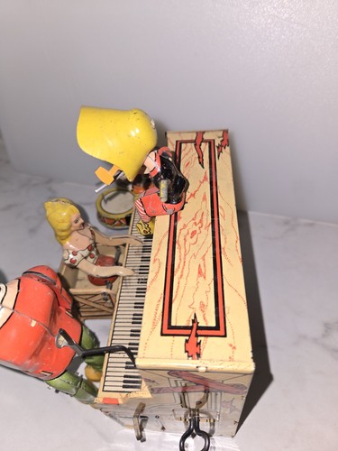 Lil Abner Dogpatch Band Tin Unique Art Wind Up WORKS HAVE VIDEO - Picture 7 of 15