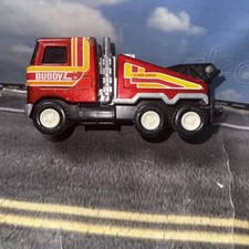 Vintage Buddy L Wrecker Tow Truck Diecast 1980's Japan 5" - Nice  Works