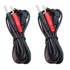 2 Packs TENS Unit Electrode Lead Wires, Premium TENS Electrodes Wire Replacem...