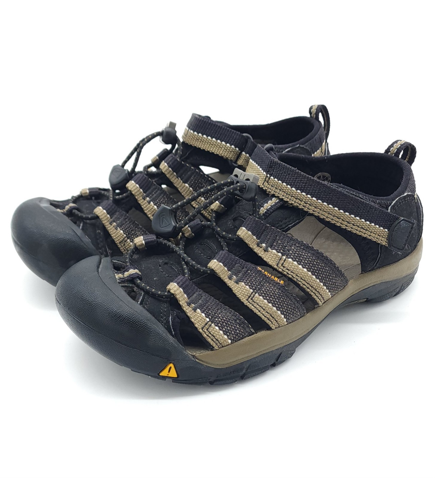 Sandali sportivi Keen taglia 3 giovani Newport 2 neri marroni a rete escursionismo unisex