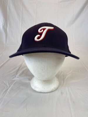 Men's Cap Fitted Hat LG XL Richardson Navy Embroidered Letter T